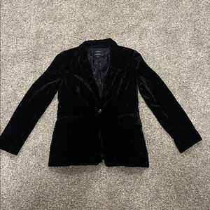 RW&CO. Black Velvet Blazer